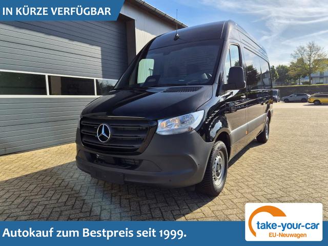 Mercedes-Benz Sprinter - 317 Pro L2H2 2.0 CDi 170PS Automatik 3,5t 3-Sitzer Klimaautomatik Bluetooth DAB Apple CarPlay Android Auto PDC v+h R&uuml;ckf.Kamera Tempomat Ganzj.Reifen Vorlauffahrzeug