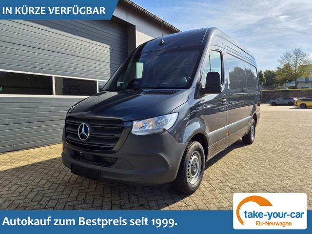 Mercedes-Benz Sprinter - 317 Pro L2H2 2.0 CDi 170PS Automatik 3,5t 3-Sitzer Klimaautomatik Bluetooth DAB Apple CarPlay Android Auto PDC v+h R&uuml;ckf.Kamera Tempomat Ganzj.Reifen Vorlauffahrzeug