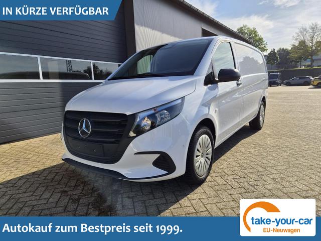 Mercedes-Benz Vito - 114 PRO L2 2.0 CDI 136PS Automatik 2,8t 2-Sitzer Chrompaket innen AHK Klimaautomatik Bluetooth DAB Apple CarPlay Android Auto PDC v+h R&uuml;ckf.Kamera Tempomat Ganzj.Reifen Vorlauffahrzeug