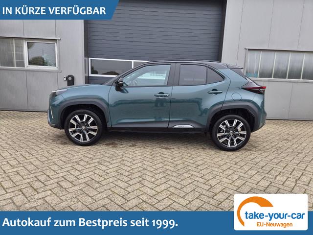 Toyota Yaris Cross - 1.5-l 130PS HEV Automatik Style Matrix-LED 4xKamera elektr. Heckklappe Sitzheizung Lenkradheizung Klimaautomatik Navi Bluetooth wireless Apple CarPlay + Android Auto ACC PDC v+h 18"LM Vorlauffahrzeug