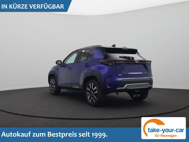 Toyota Yaris Cross - 1.5-l 130PS HEV Automatik Style Matrix-LED 4xKamera elektr. Heckklappe Sitzheizung Lenkradheizung Klimaautomatik Navi Bluetooth wireless Apple CarPlay + Android Auto ACC PDC v+h 18"LM Vorlauffahrzeug