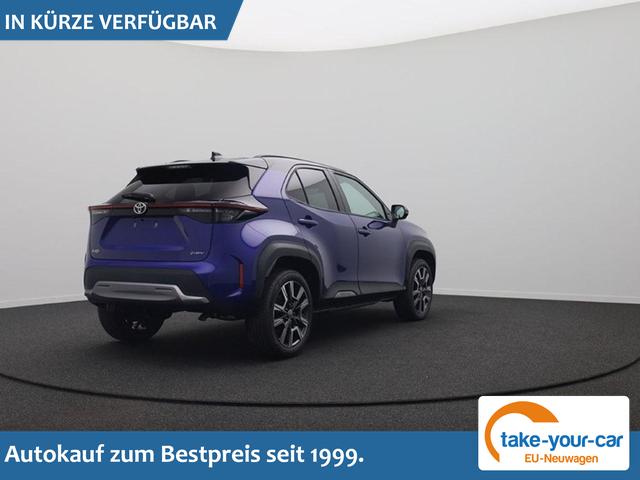 Toyota Yaris Cross - 1.5-l 130PS HEV Automatik Style Matrix-LED 4xKamera elektr. Heckklappe Sitzheizung Lenkradheizung Klimaautomatik Navi Bluetooth wireless Apple CarPlay + Android Auto ACC PDC v+h 18"LM Vorlauffahrzeug