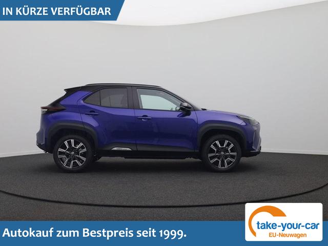 Toyota Yaris Cross - 1.5-l 130PS HEV Automatik Style Matrix-LED 4xKamera elektr. Heckklappe Sitzheizung Lenkradheizung Klimaautomatik Navi Bluetooth wireless Apple CarPlay + Android Auto ACC PDC v+h 18"LM Vorlauffahrzeug