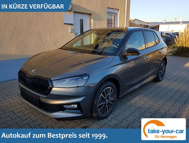 Skoda Fabia - Monte Carlo 5J. Garantie Beheizbare WS Dppelter Kofferraumboden Klimaauto 16 Zoll LM Bi-LED Kamera Kessy Vorlauffahrzeug