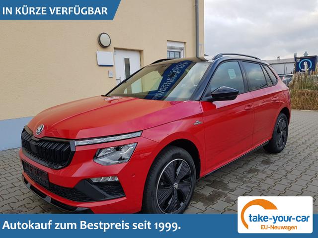 Skoda Kamiq - Monte Carlo 5J.G. AHK Elektr. Heckklappe Doppelter Ladeboden Klimaauto Virt.Cockpit Matrix Kessy PDC v+h Vorlauffahrzeug