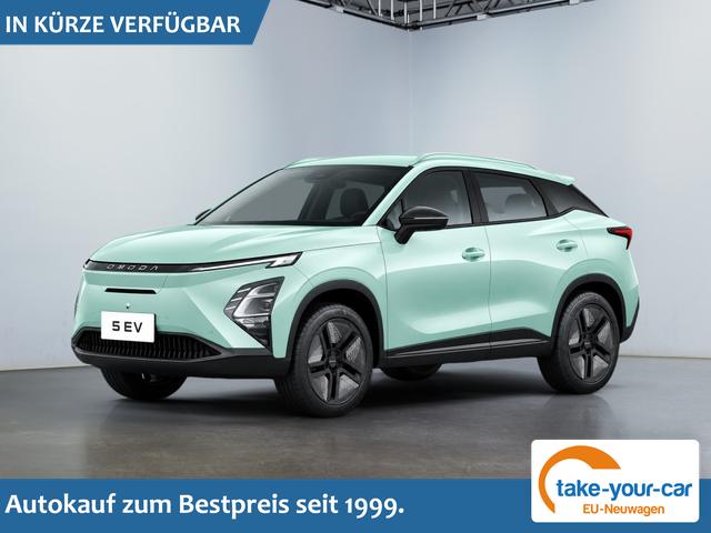 Omoda 5 EV - Premium 211PS/155kW 61kWh 430km WLTP, 2026 | +18"Alu +Panoramadach +360&deg;Kamera +ACC +Totwinkel +SmartKey +Sitzhzg&Bel&uuml;ftung +Lenkradhzg +SonySound +W&auml;rmepumpe +Elektr.Heckklappe +Navi +WirelessCarPlay Vorlauffahrzeug