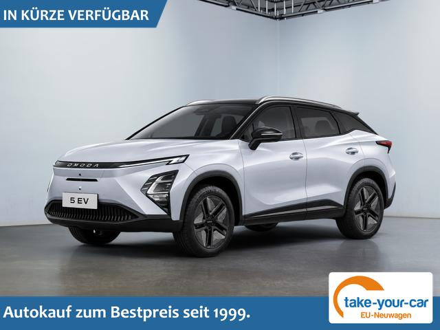 Omoda 5 EV - Premium 211PS/155kW 61kWh 430km WLTP, 2026 | +18"Alu +Panoramadach +360&deg;Kamera +ACC +Totwinkel +SmartKey +Sitzhzg&Bel&uuml;ftung +Lenkradhzg +SonySound +W&auml;rmepumpe +Elektr.Heckklappe +Navi +WirelessCarPlay Vorlauffahrzeug