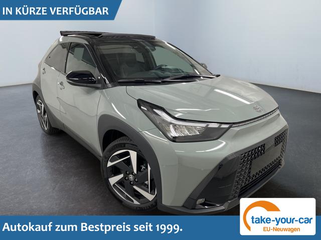 Toyota Aygo X - Envy 1.5 Hybrid 116PS/85kW CVT 2026 +Faltdach +18" ALU +RFK +SHZ +LED +2-Zonen Klima Vorlauffahrzeug