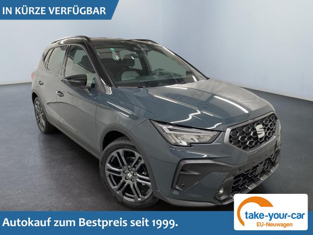 Seat Arona - FR 1.0 TSI 116PS/85kW DSG 2027 | +AHK +3J. ERW. GARANTIE +18"ALU +FULL-LED +KESSY +Safe&Driving XL Vorlauffahrzeug