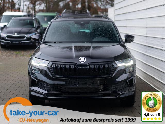 Skoda Karoq - Sportline 2.0 TSI DSG 4x4 *Pano*Matrix*AHK*Kamera*Navi*ACC Vorlauffahrzeug