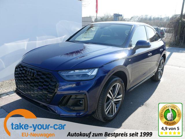 Audi Q5 Sportback - 50 TFSIe quattro S line *PANO*NAVI*20 ZOLL*MATRIX*OPTIKPAKET SCHWARZ*SHZ*PDC Vorlauffahrzeug