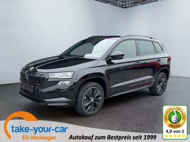 Skoda Karoq - 1,5 TSI DSG Sportline 2ZKli AHK ACC SHT PDC Kam 5JG Vorlauffahrzeug