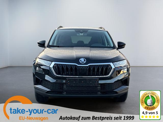 Skoda Karoq - 1.5 TSI DSG Selec 2Zoklim SHZ LED 2xPDC Kam ACC AHK Sunset 5JG Vorlauffahrzeug