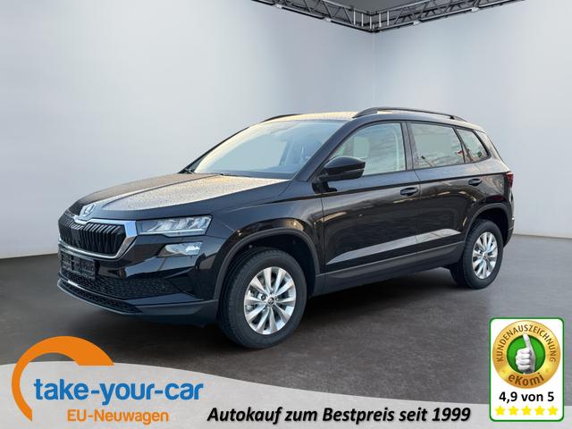 Skoda Karoq - 1.5 TSI DSG Selec 2Zoklim SHZ LED 2xPDC Kam ACC AHK Sunset 5JG Vorlauffahrzeug