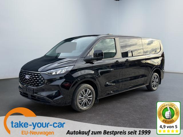 Ford Tourneo Custom - L2 Titanium 170 Automatik 8 Sitz 3ZoneKlimaaut PDC Temp SHZ LMF Kamera NAVI Leder AHK 400W TechPak5 Vorlauffahrzeug