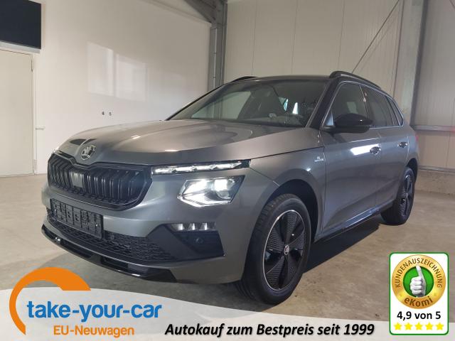 Skoda Kamiq - Monte Carlo 1.5 TSI 150 PS DSG Facelift-AHK-Panoramaglasdach-Kamera-AndroidAuto-AppleCarPlay-LED-Matrix-Keyless-17''Alu Vorlauffahrzeug