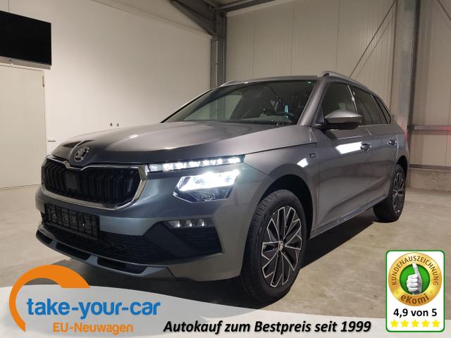 Skoda Kamiq - Facelift Drive 1.5 TSI 150 PS DSG-AHK-AppleCarPlay-AndroidAuto-2-Zonen-Klimaautomatik-PDC-SHZ-LED-Chrompaket-induk.Laden-17''Alu-sofort Vorlauffahrzeug