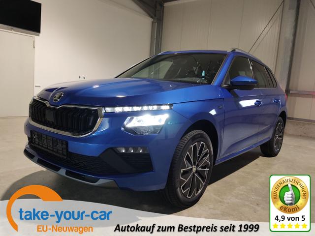 Skoda Kamiq - Facelift Drive 1.5 TSI 150 PS DSG-AHK-AppleCarPlay-AndroidAuto-2-Zonen-Klimaautomatik-PDC-SHZ-LED-Chrompaket-induk.Laden-17''Alu-sofort Vorlauffahrzeug