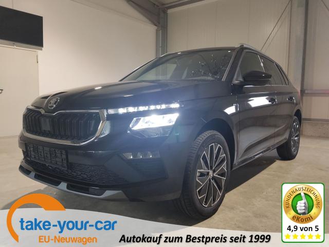 Skoda Kamiq - Facelift Drive 1.5 TSI 150 PS DSG-AHK-AppleCarPlay-AndroidAuto-2-Zonen-Klimaautomatik-PDC-SHZ-LED-Chrompaket-induk.Laden-17''Alu-sofort Vorlauffahrzeug