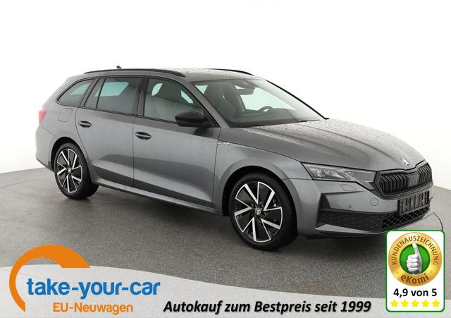 Skoda Octavia Combi - 1.5 TSI mHEV 110 kW Sportline eTSI DSG Sportline, Matrix, AHK, Navi, 5 J.-Garantie Vorlauffahrzeug