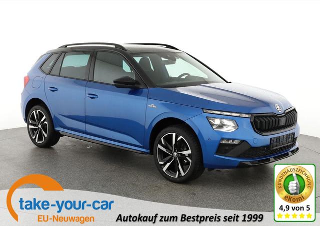 Skoda Kamiq - Monte Carlo 1.5 TSI DSG Carlo, AHK, Matrix, Navi, Kamera, el. Klappe, Pano, 18-Zoll, Ladeboden Vorlauffahrzeug