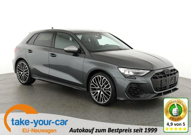 Audi S3 - 2.0 TFSI quattro Sportback quattro, Pano, 19-Zoll, Matrix, Optik schwarz, Kamera, Navi Vorlauffahrzeug