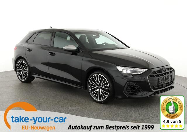 Audi S3 - 2.0 TFSI quattro Sportback quattro, Pano, 19-Zoll, Matrix, Optik schwarz, Kamera, Navi Vorlauffahrzeug