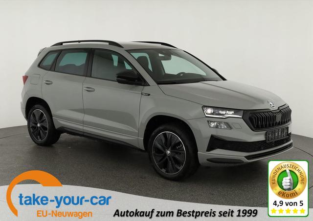 Skoda Karoq - Sportline 1.5 TSI DSG Sportline, AHK, Matrix, Navi, Ladeboden. 5-J Garantie Vorlauffahrzeug