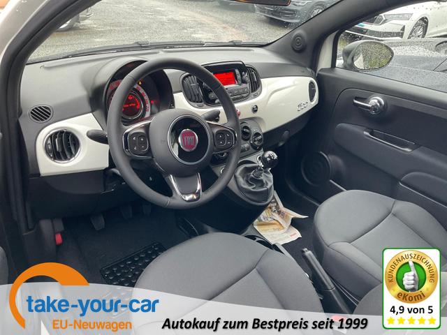 Fiat 500C - DOLCEVITA Dolcevita, 1. Hand, Klima Vorlauffahrzeug