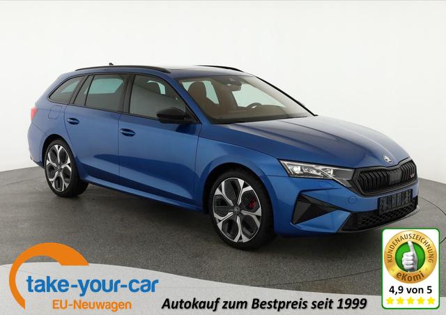 Skoda Octavia Combi - RS 2.0 TSI DSG, Facelift, Pano, AHK, 19 Zoll, Canton, el. Klappe, Navi, Matrix, sofort Vorlauffahrzeug