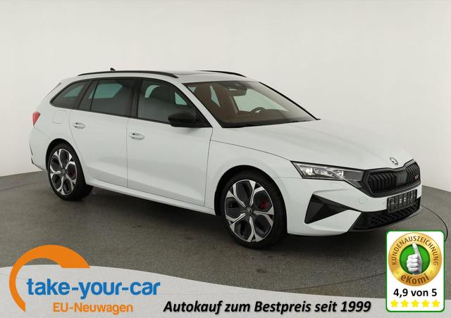 Skoda Octavia Combi - RS 2.0 TSI DSG, Facelift, Pano, AHK, 19 Zoll, Canton, el. Klappe, Navi, Matrix, sofort Vorlauffahrzeug