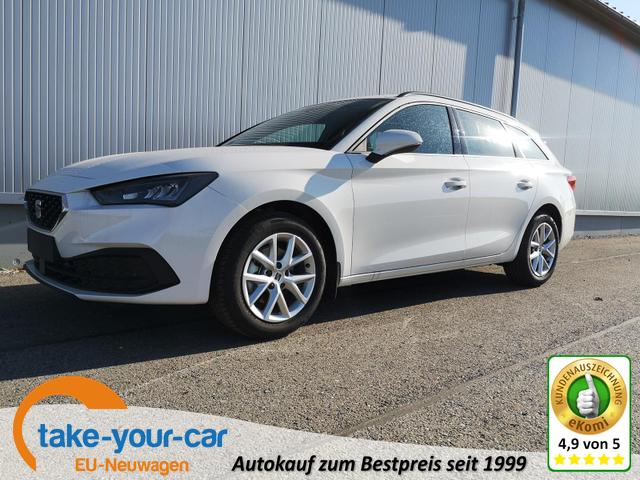 Seat Leon Sportstourer - 1.5 eTSI 110 kW Style Kombi AHK Sunset Sitzh APP GV3/90TKM Vorlauffahrzeug