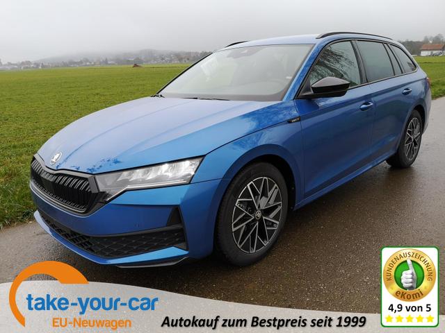 Skoda Octavia Combi - 2.0 TDI 110 kW Sportline Kombi DSG AHK Navi ACC el. Hk Vorlauffahrzeug