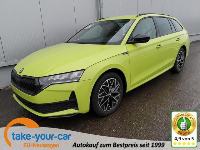 Skoda Octavia Combi - 2.0 TDI 110 kW Sportline Kombi DSG AHK Navi ACC el. Hk Vorlauffahrzeug