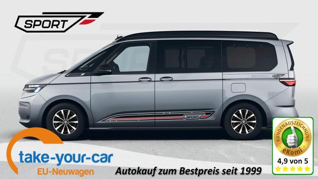 Volkswagen T7 California - Beach (MV Cali) 2.0TDI DSG Sport Edition 8 Fach GV5 Lite+ Vorlauffahrzeug