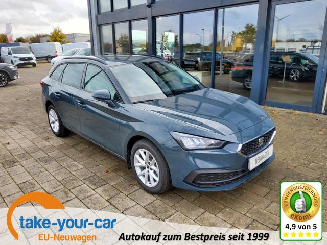 Seat Leon Sportstourer - 1.5 eTSI 110 kW Style DSG AHK schwenk Vorlauffahrzeug