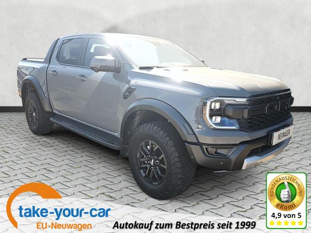 Ford Ranger - e-4WD Doppelkabine Raptor 3.0 AT AHK B&O Matrix Rollo 5JGar Vorlauffahrzeug