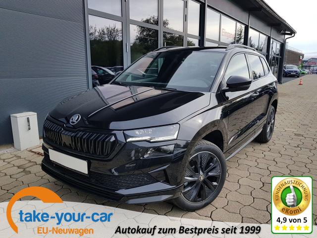 Skoda Karoq - Sportline 1,5TSI DSG 110KW Columbus, AHK, SHZ, Totwinkelassist, Virtual Pedal Vorlauffahrzeug