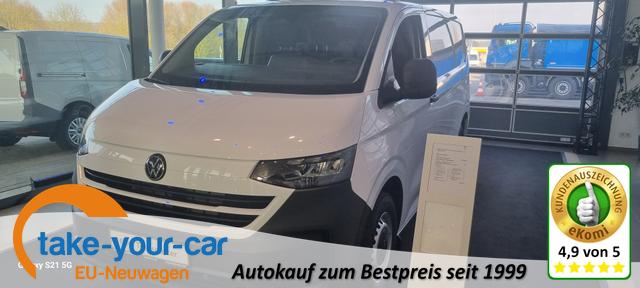 Volkswagen T7 Kastenwagen - Kurzer Radstand 2.0 TDI SCR 81 kW 6-Gang, Klimaanlage, Seitenverkleidung hoch, Holzbodenbelag, Heckflügeltüren, 3 Sitze, Vorlauffahrzeug