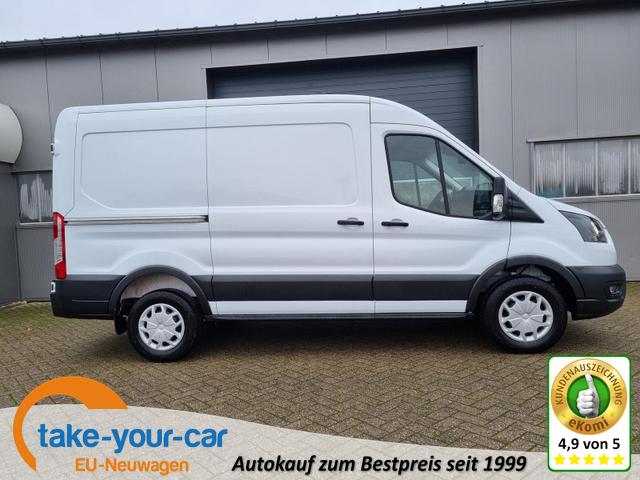 Ford Transit - L2H2 2.0 TDCi 130PS Trend 3,5t 3-Sitzer AHK Klima Navi Bluetooth DAB Frontscheibe beheizb. PDC v+h Rückf.Kamera Tempomat Vorlauffahrzeug