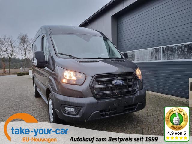 Ford Transit - L2H2 2.0 TDCi 130PS Trend 3,5t 3-Sitzer AHK Klima Navi Bluetooth DAB Frontscheibe beheizb. PDC v+h Rückf.Kamera Tempomat Vorlauffahrzeug