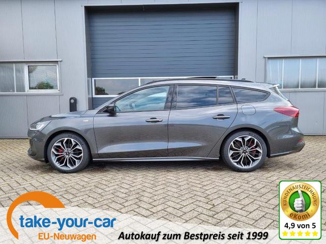 Ford Focus Turnier - 1.0 125PS ST-Line X elektr. PanoDach Winterpaket Rückf.Kamera ACC Klimaautomatik Sitzheizung Lenkradheizung Frontscheibe beheizb. Ford-Navi SYNC 4 B+O Sound DAB+ Bluetooth Apple Carplay Android Auto PDC v+h 2xKeyless 18-LM Vorlauffahrzeug