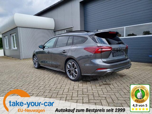 Ford Focus Turnier - 1.0 125PS ST-Line X elektr. PanoDach Winterpaket Rückf.Kamera ACC Klimaautomatik Sitzheizung Lenkradheizung Frontscheibe beheizb. Ford-Navi SYNC 4 B+O Sound DAB+ Bluetooth Apple Carplay Android Auto PDC v+h 2xKeyless 18-LM Vorlauffahrzeug