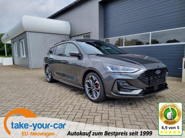 Ford Focus Turnier - 1.0 125PS ST-Line X elektr. PanoDach Winterpaket Rückf.Kamera ACC Klimaautomatik Sitzheizung Lenkradheizung Frontscheibe beheizb. Ford-Navi SYNC 4 B+O Sound DAB+ Bluetooth Apple Carplay Android Auto PDC v+h 2xKeyless 18-LM Vorlauffahrzeug