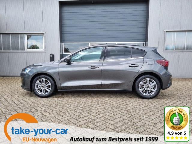 Ford Focus - 1.0 125PS Titanium 5-Türer Winterpaket Rückf.Kamera Klimaautomatik Sitzheizung Lenkradheizung Frontscheibe beheizb. Ford-Navi SYNC 4 DAB+ Bluetooth Apple Carplay Android Auto PDC v+h Vorlauffahrzeug