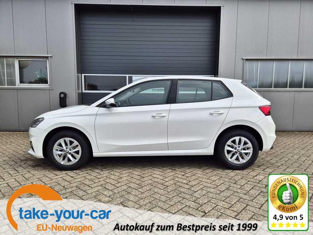 Skoda Fabia - 1.0 TSI 115PS DSG Selection 5-türig Sitzheizung Rückf.Kamera Anschlussgarantie PDC Multifunktionslenkrad Klima Skoda-Radio Bluetooth Touchscreen Apple CarPlay Android Auto Tempomat Nebelsch. 15-LM Vorlauffahrzeug