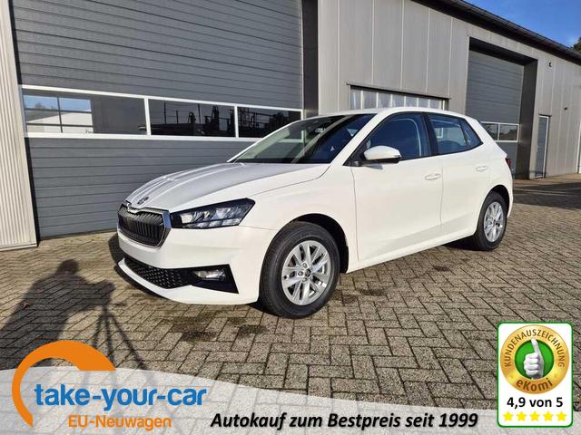 Skoda Fabia - 1.0 TSI 95PS Selection 5-türig Sitzheizung Rückf.Kamera Anschlussgarantie PDC Multifunktionslenkrad Klima Skoda-Radio Bluetooth Touchscreen Apple CarPlay Android Auto Tempomat Nebelsch. 15-LM Vorlauffahrzeug