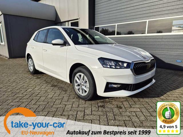 Skoda Fabia - 1.0 TSI 95PS Selection 5-türig Sitzheizung Rückf.Kamera Anschlussgarantie PDC Multifunktionslenkrad Klima Skoda-Radio Bluetooth Touchscreen Apple CarPlay Android Auto Tempomat Nebelsch. 15-LM Vorlauffahrzeug