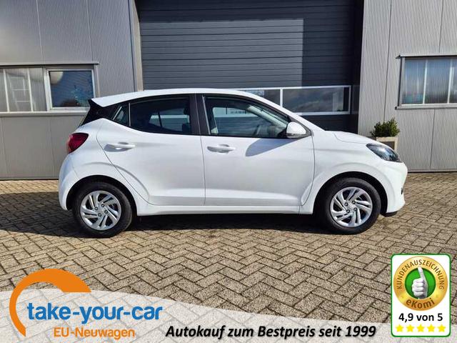 Hyundai i10 - 1.0 63PS Select 5-türig Klima Navi 8"-Touchscreen DAB+ Apple CarPlay Android Auto PDC Rückf.Kamera Nebelscheinw. Tempomat Vorlauffahrzeug