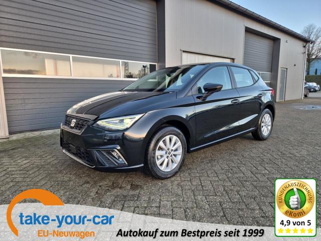 Seat Ibiza - 1.0 TSI 95PS Style Edition Voll-LED Virtual Cockpit Sitzheizung Klimaautomatik Touchscreen DAB+ wireless Apple CarPlay + Android Auto PDC Rückf.Kamera 15-LM Vorlauffahrzeug